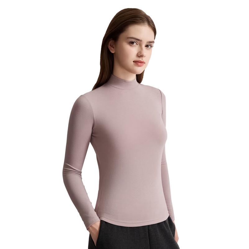 

LCsanyp Women s Modal Semi-Turtleneck Thermal Top One Size