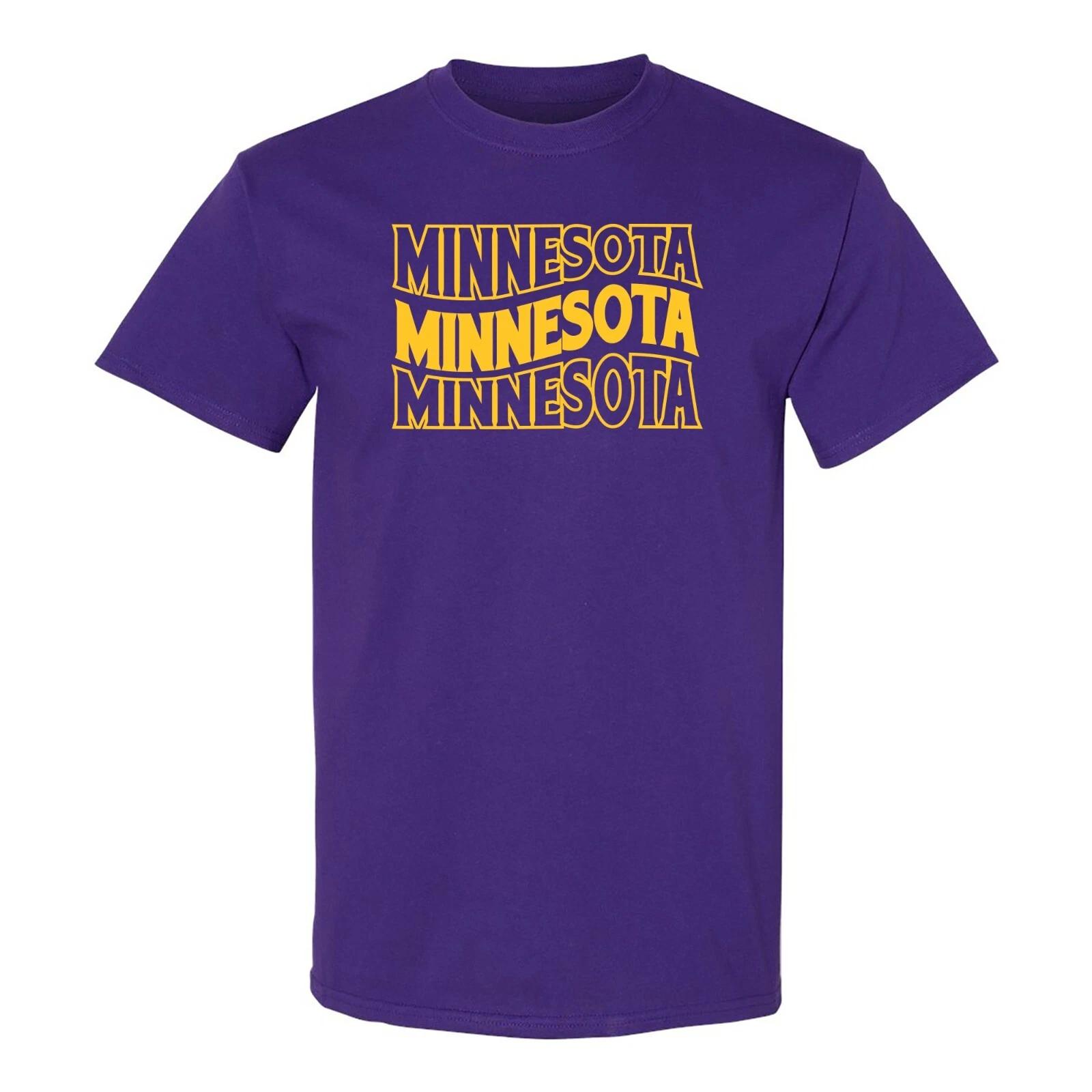 Minnesota Wave - Sport Football Short Sleeve T Shirt - Purple 3XL
