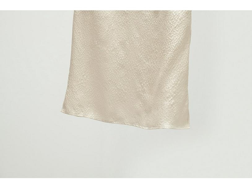 Damen-Set aus französischer Maulbeerseide: Camisole & Langer Rock - Frühjahrs-/Sommer-Mode
