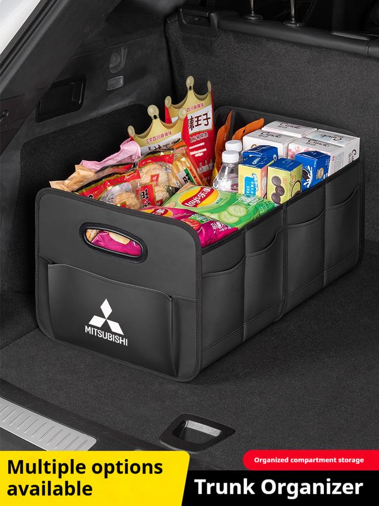 Opvouwbare Grote Capaciteit Opbergbox voor Kofferbak van Auto Voor Mitsubishi Outlander Pajero Asx Lancer EX Evolution X L200 Ralliart Triton