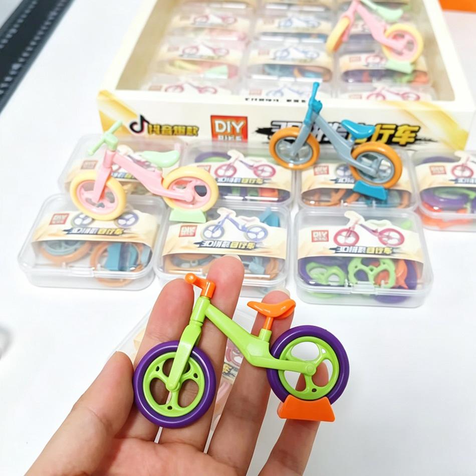 8Cm Mini Dopamine Finger Bike Bicycle Model Toy For Adults Kids Home Office Desk Decoration Gift For Bicycle Lovers