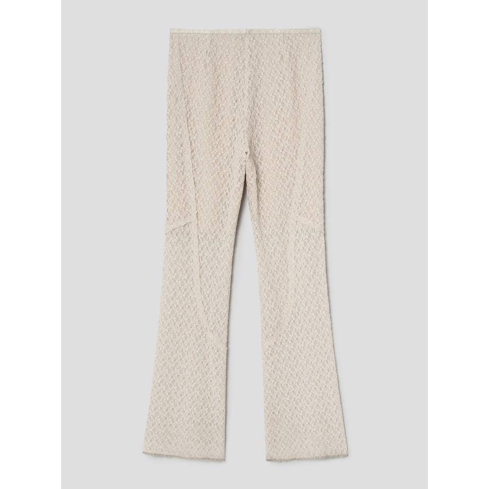 Anggae Lace Line Pants Ivory