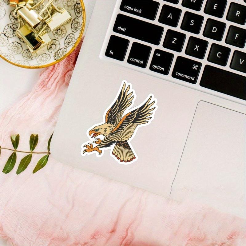 Traditional Eagle Sticker Decal, Trad Tattoo Style, Laptop Decal, Gift,