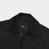 (WMNS) FILA Milano Solid Color Mid-Length Knitted Coat 'Black' Women's F11W335505F-BK