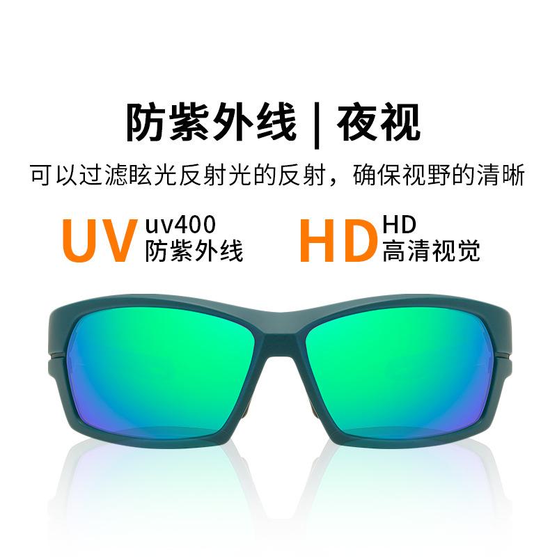 Best-selling polarized glasses S18202Outdoor UV-protective sports sunglasses with square frame