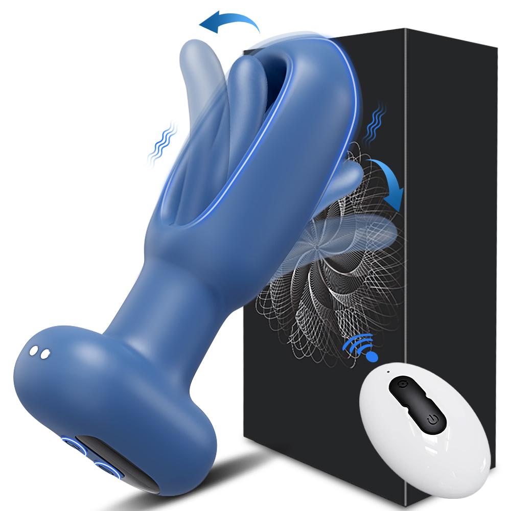 Wireless Bluetooth Prostate Massager for Male Remote Control Butt Plug Men Anal Vibrating Erotic Adult Sex Toys for Couple