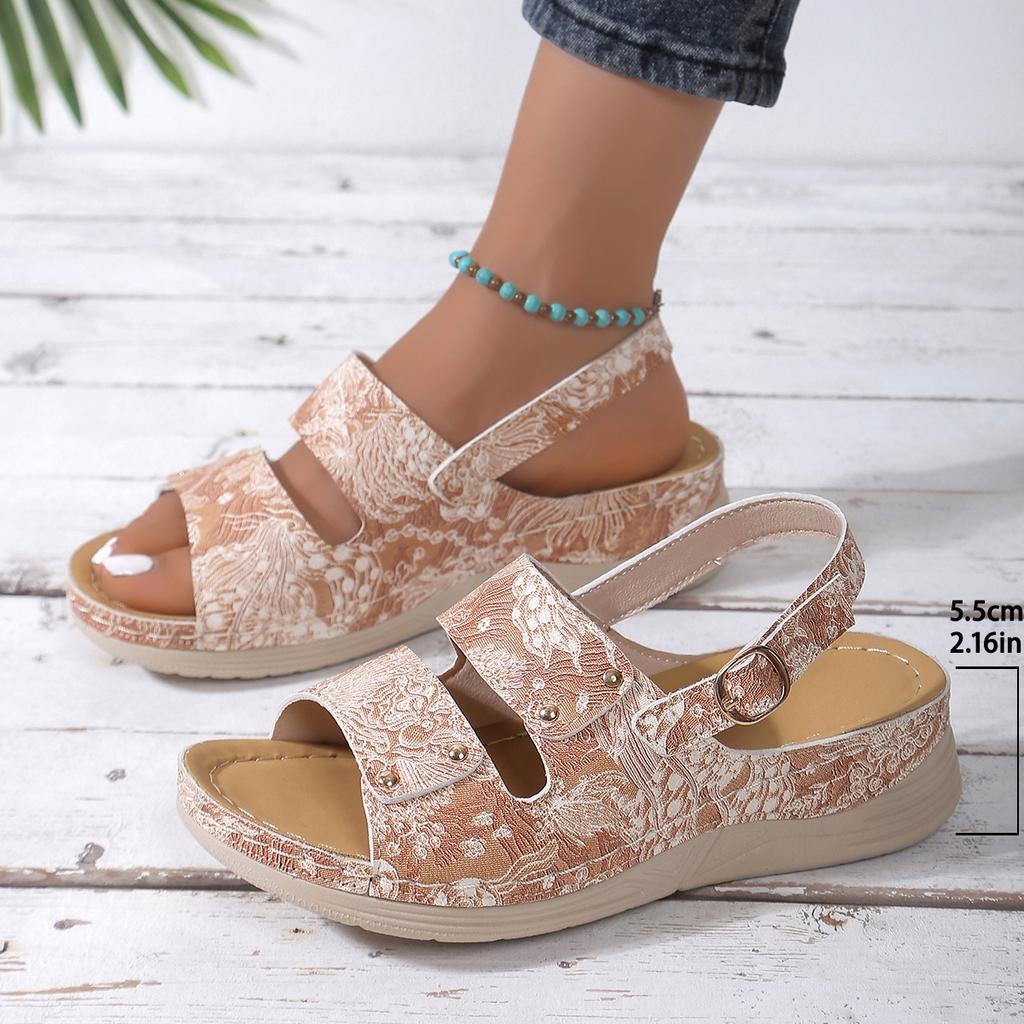 Fashion 2025 Fashion Women Sandals Summer Casual Platform Wedge Sandals Anti-slip Comfortable Open Toe Women Shoes Zapatos De Mujer