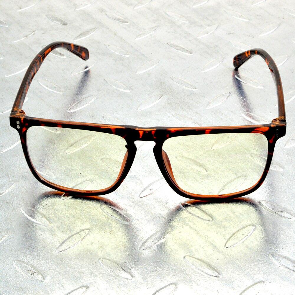 Handcrafted Leopard Rectangle Comfortable Integrated Nose Pads Full-rim Optical Glasses Frame Eyeglasses Eyeframe Eyewear