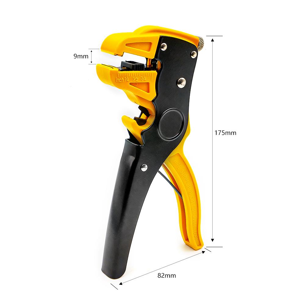 Wire Stripper WDP-04 Flatwire Cutter Stripping Plier Automatic Electrician Cable Cutting Plier 1 Piece