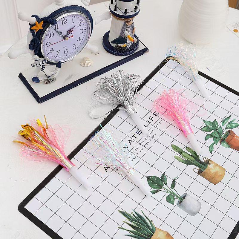 Colorful Tassel Blowing Dragontoy Whistle Birthday Party Wedding Decoration Festival Party Atmosphere Cheering Photography Props
