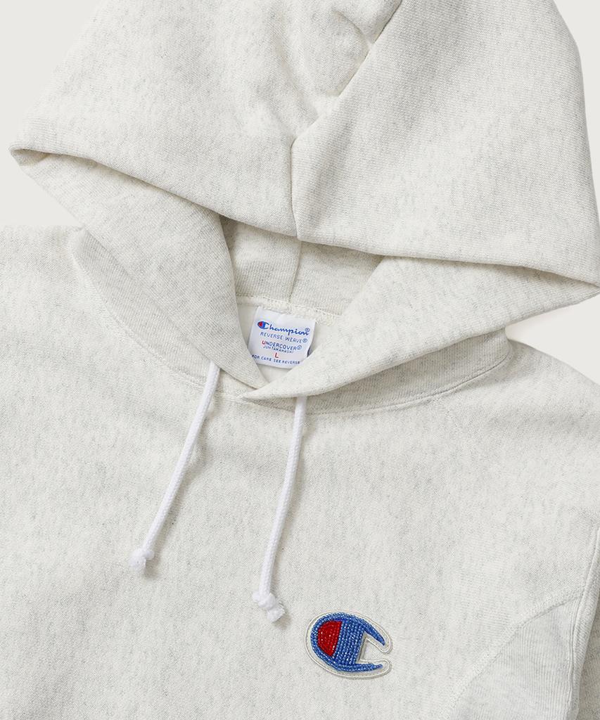 CHAMPION X Undercover Reverse Weave Structured Hoodie Oatmeal