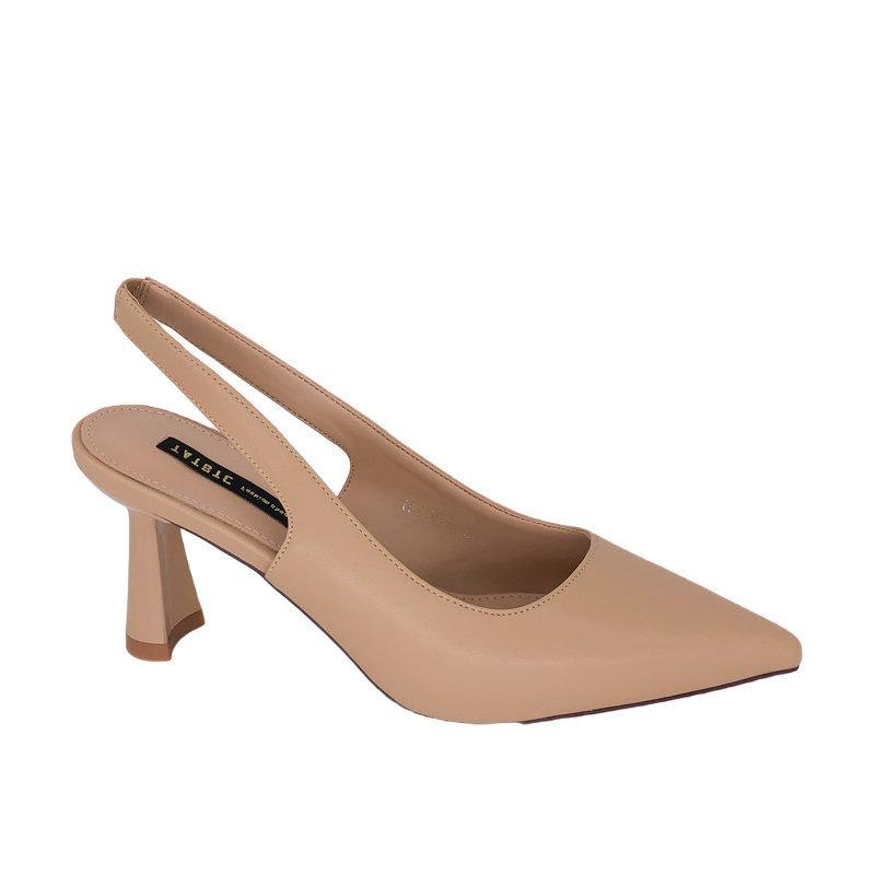 Baotou sandals new retro pointed thick heel high heels women's professional work single shoes