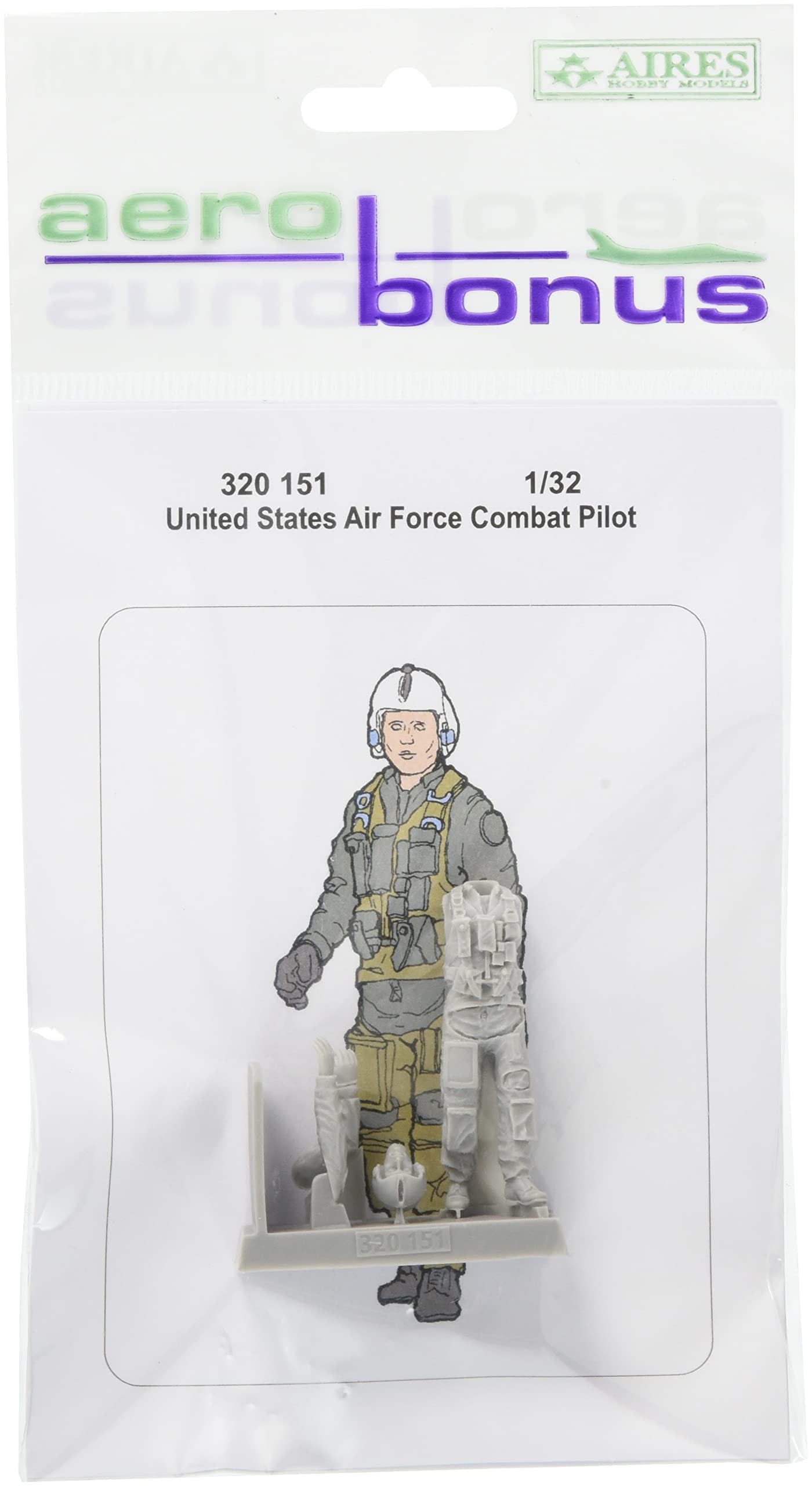 

Aero Bonus US Air Force Modern Pilot Standing Position Resin Kit ARB320151 1/32
