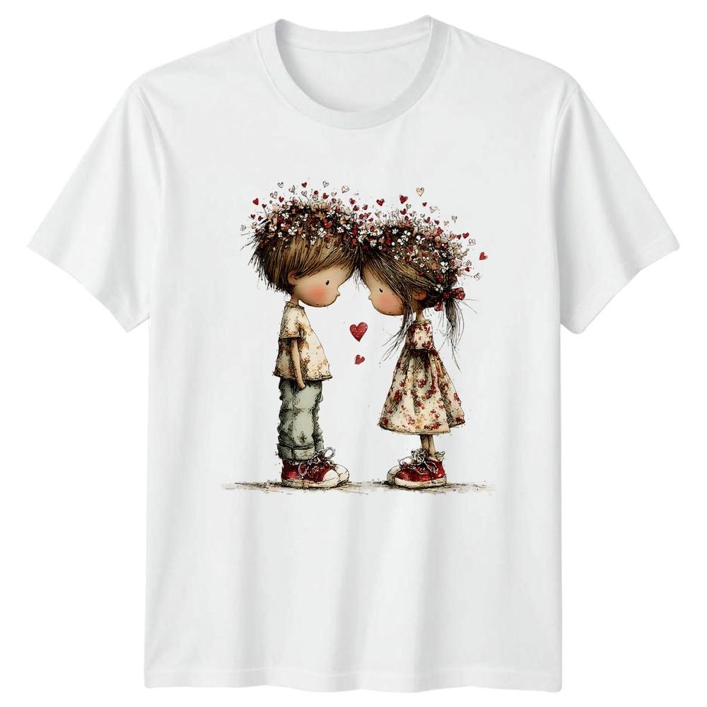 Sweet Couple RoUnisexce Unisex TShirt Graphic Tee S