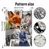 Disney Pearl Art DIY Nick  Judy Creative Pearl Style Artwork Pearl Gemstone Painting for Home Wall Decor Crafts
