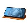 For Google Pixel 9/Pixel 9 Pro Case PU Leather Wallet Magnetic Closing Phone Cover -  Light Brown