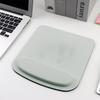 Ergonomic Mouse Pad Non-Slip Thickened Pain Relief Mousepad Comfortable Computer Mouse Pad Solid Color Computer Game Mouse Pad