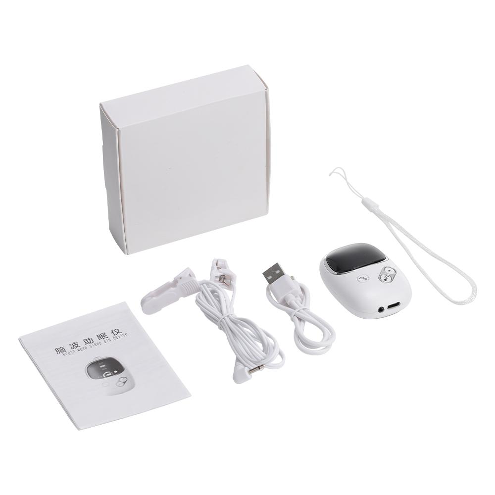 Handheld CES Sleep Aid Device Sleep Aid Machine for Insomnia Palm Pulse Massager Stress Anxiety Relief Device with Ear Clip