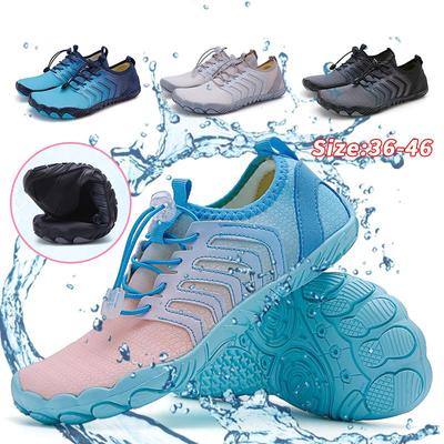 Männer Frauen Barfuß Aqua Schuhe Schnell Trocknend Schwimmen Wasser Schuhe Upstream Strand Sandalen FitnessYoga Schuhe Fluss Meer Tauchen Surfen waten Turnschuhe