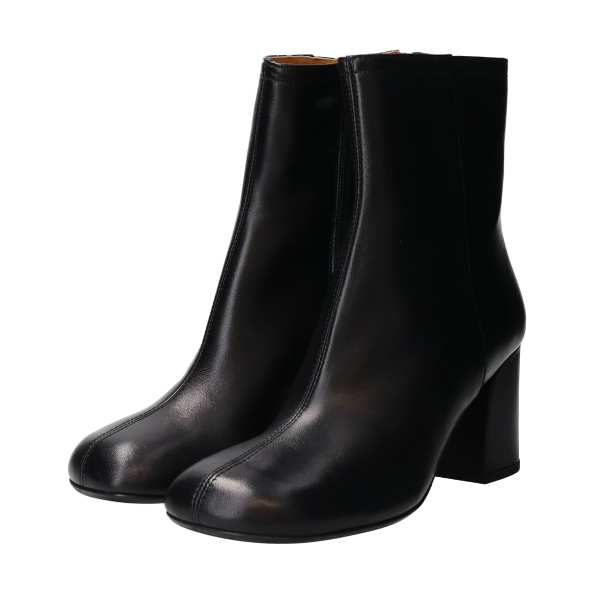 

Fashion Boots Square Toe Middle Heel Leather Boots F43018 [Fabiorsconi] чорний