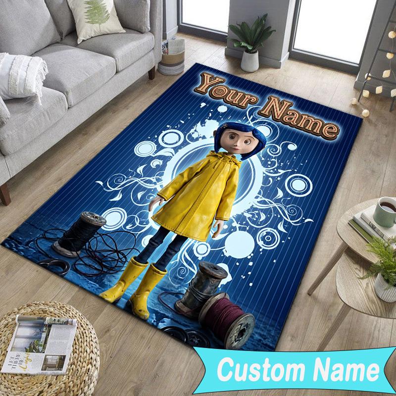 Custom NameNighttime Adventure Doll Carpet, Indoor Rug, Chair Rug, Living Rooms, Doormat Made From Polyester Home Decor Birthday Christmas Gifts