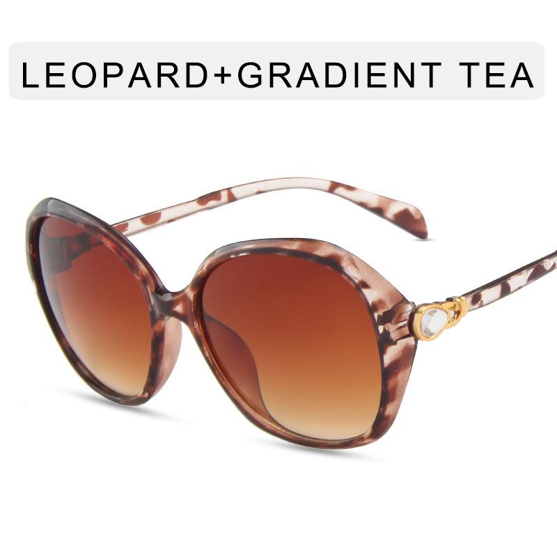 

Diamond Sunglasses Women S Sunglasses Fashion Large Frame Retro Uv Protection Beach Street Show Han Chao