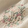 Cotton and Linen Embroidered Casual Pants Women's Summer Fashion Literary Retro Loose Lace Lace Nine-point Harem Pants