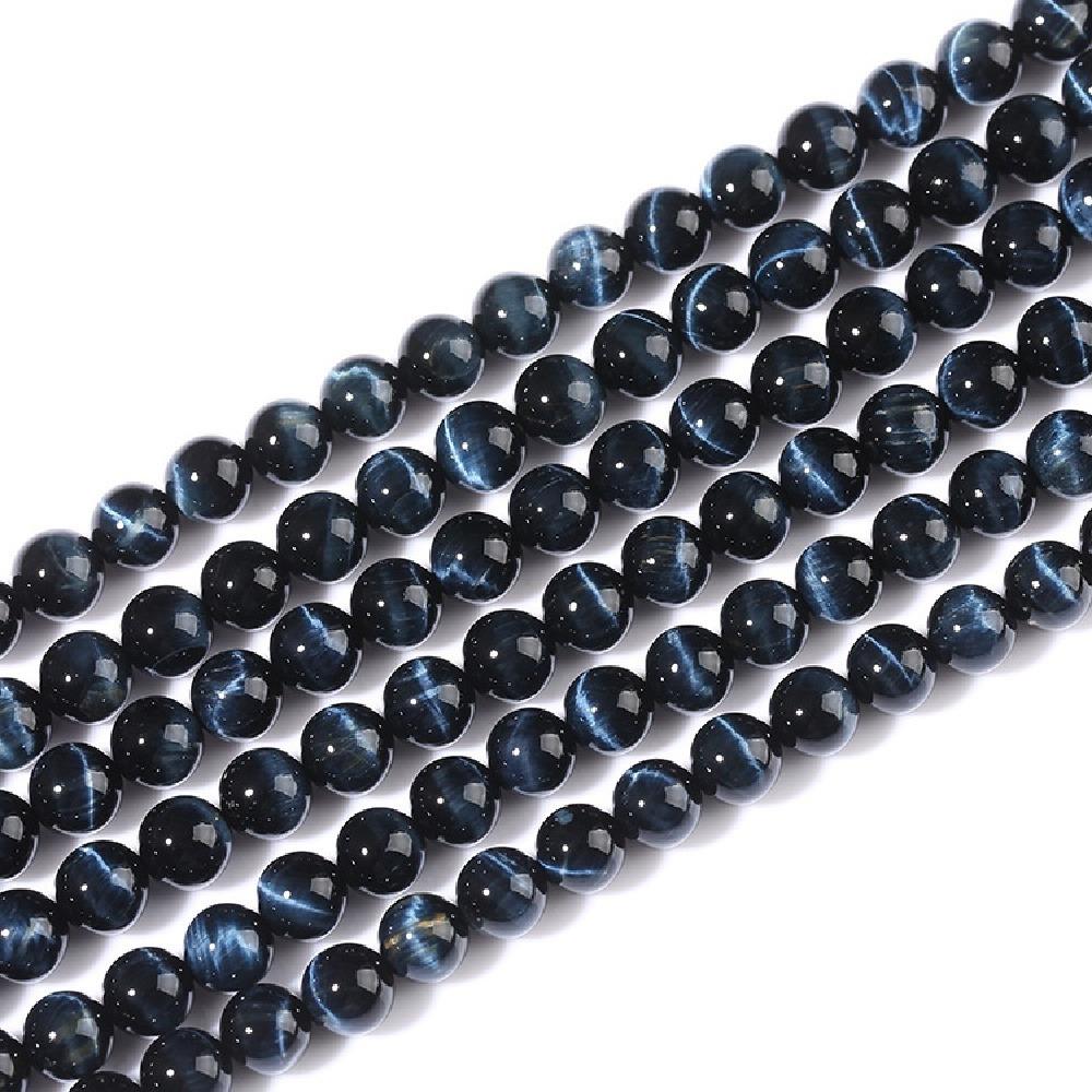 

Сине-серый тигровый глаз бусины из натурального камня 15 нить гладкие свободные разделительные бусины 4/6/8/10/12 мм для изготовления ювелирных изделий DIY браслеты аксессуары Dia 4mm