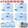 6/7,5/8/10/13/15/18L Outdoor-Wasserkanister Große Kapazität Wasserbehälter Krug Auslaufsicherer Wassertank für Kochen Campingzubehör