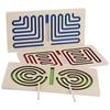 Wooden Educational Puzzle Maze: Enhances Fine Motor Skills & Color Recognition