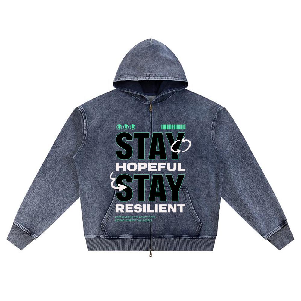 

DTG print Knitted Denim Zip-Up Hoodie Streatwear Brother Print Zipper Hoodies XL темно-синий
