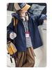 Girls' Double Zipper Hooded Windbreaker - Autumn 2025 Korean Style Casual Sports Jacket for Big Kids