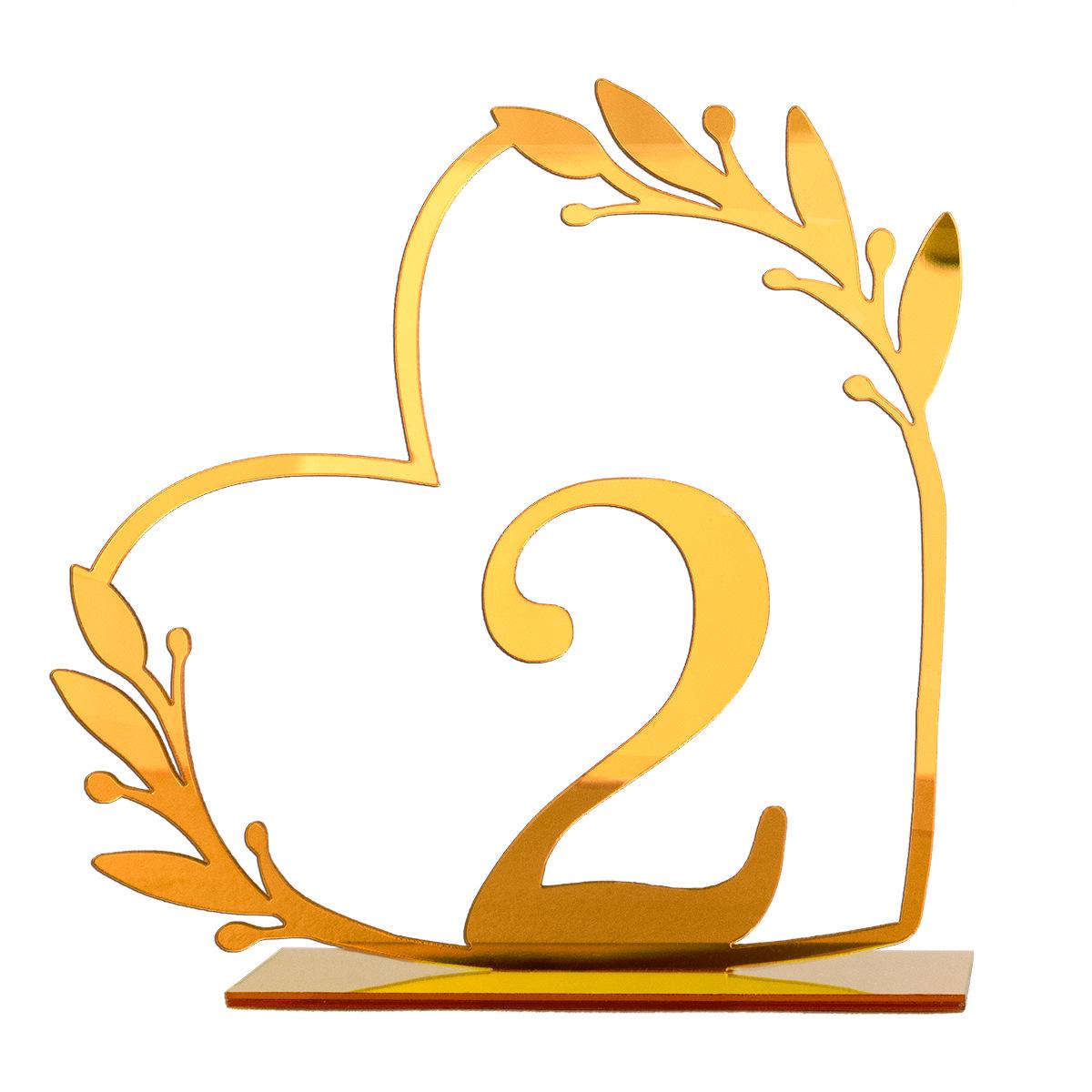 

Акриловая табличка на номер свадебного стола - украшение зеркала своими руками