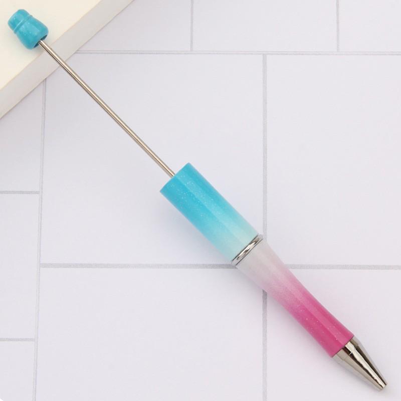 Creative UV Multi-Color Gradient Plastic Bead Pen - 130 Colors Available