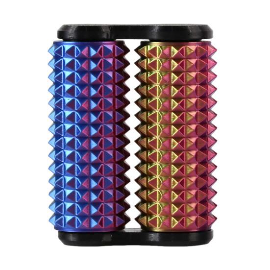 Spiky Grippie Stim Fidget Toy 3D Printed Dual Roller Hand Massager Stress Relief Pain Stimming Tool Bumpy Roller Sensory Toy