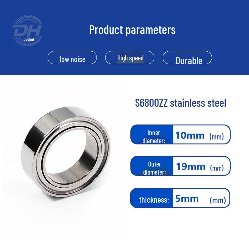 Precision Stainless Steel Ball Bearings: Deep Groove 6007, 6008, Miniature 6003