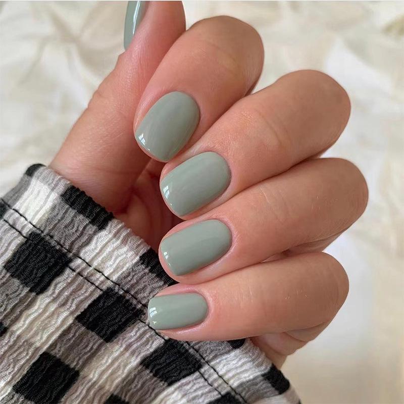 Removable Short Solid Color Nail Tips - Advanced Wearable Nail Art