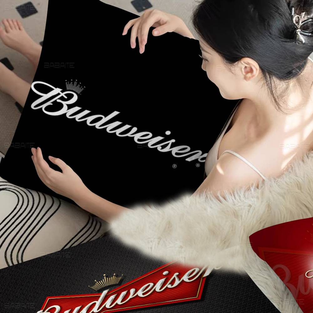 Classic Beer Brand BBudreiser Personalized Pillow Dust Cover Bedroom Kids Party Decoration Pillowcase Birthday Children Gift