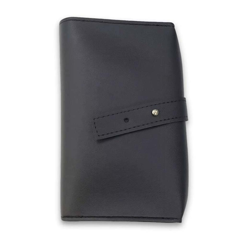

PU Leather Data Cable Charging Cable Portable Storage Bag Digital Accessory Storage Bag Office Business Trip Supplies чёрный