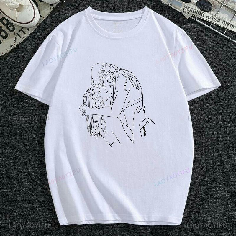 Hot Funny Lesbian Kiss Nun Bondage Satanic Bdsm Woman T Shirt T-Shirt Gym Men Sport Women Shirt Gym Own Design T Shirt Manga