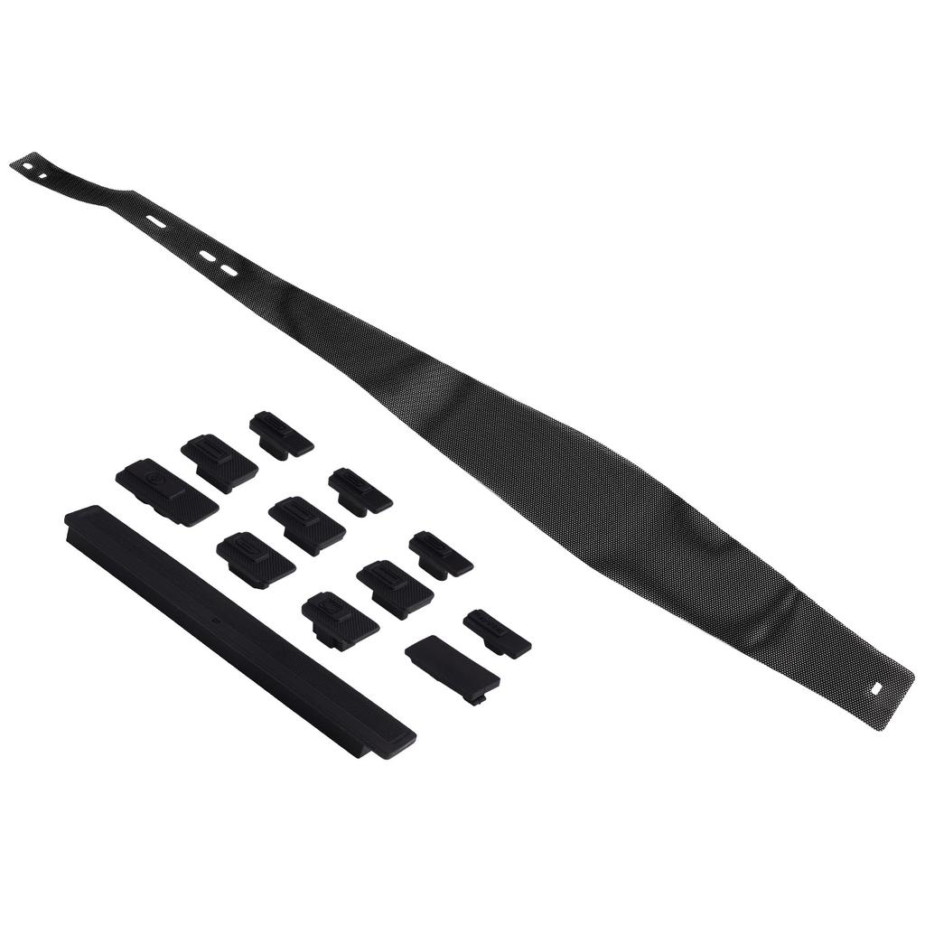 PlayVital PS5 Pro Dust Filter Silicone Plug Dustproof Accessory Port Easy Black & Set, (Includes Cover), Installation,