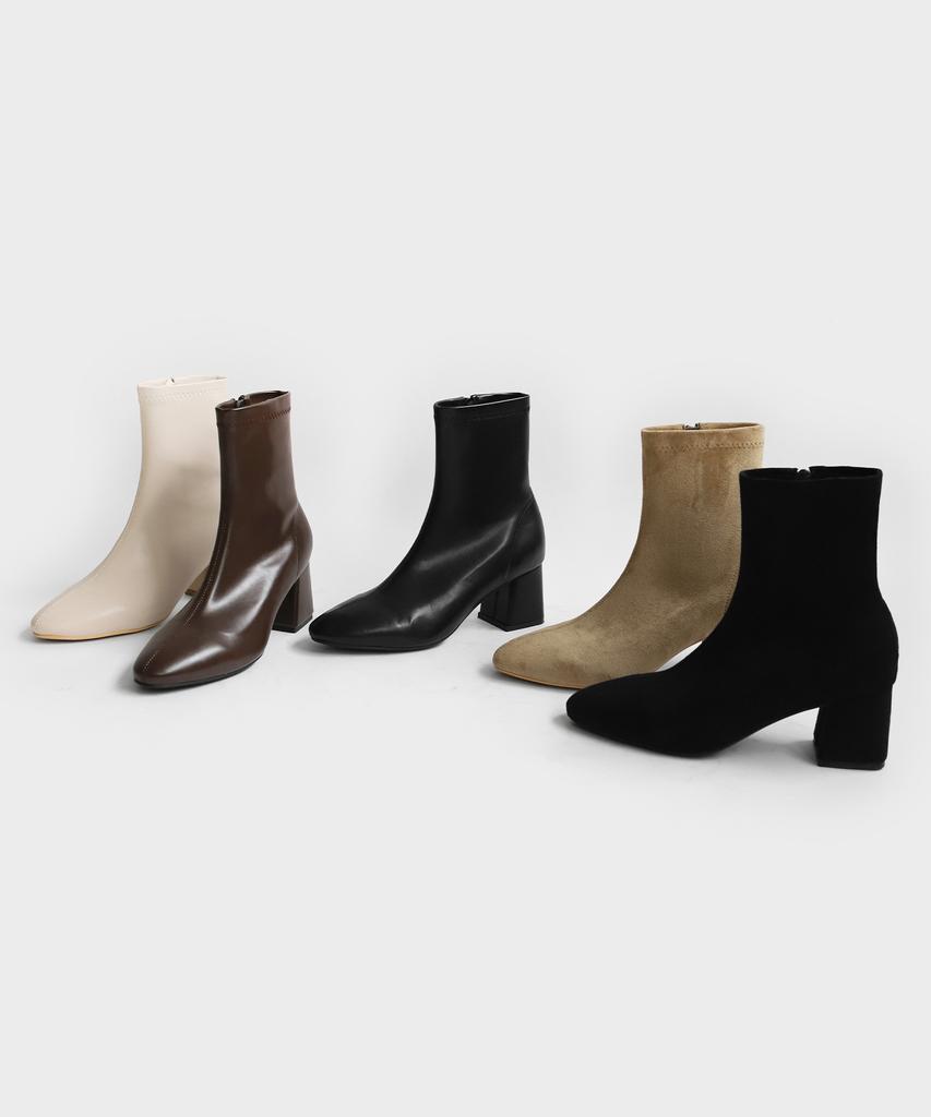 Sappun Blaty Basic Sock Ankle Boots (6Cm) (B Type)