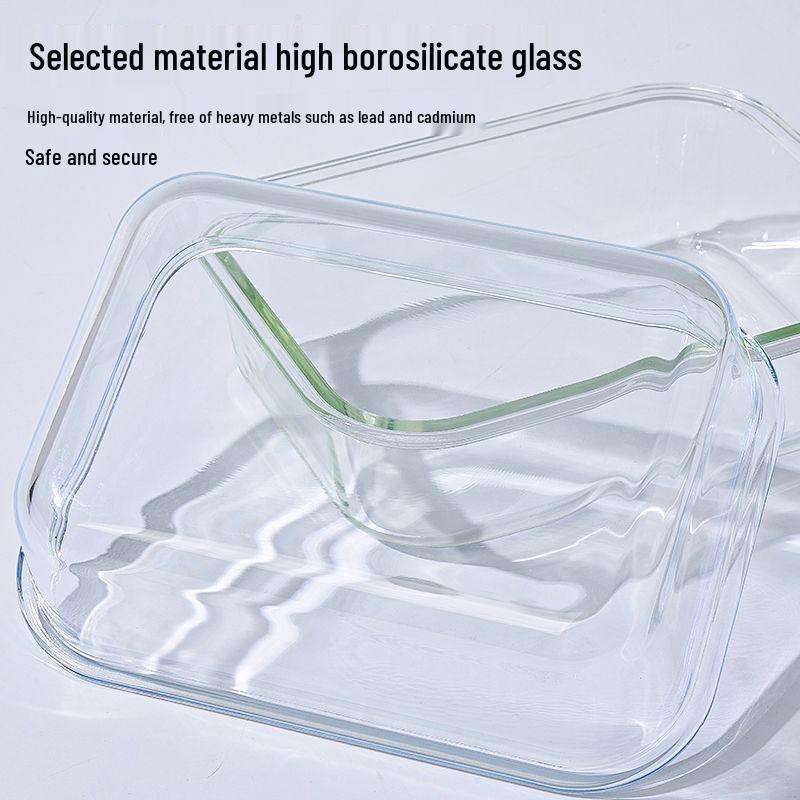 Hochtemperaturbeständiger Glas-Lebensmittelbehälter mit luftdichtem Deckel für Essiggurken und Kimchi