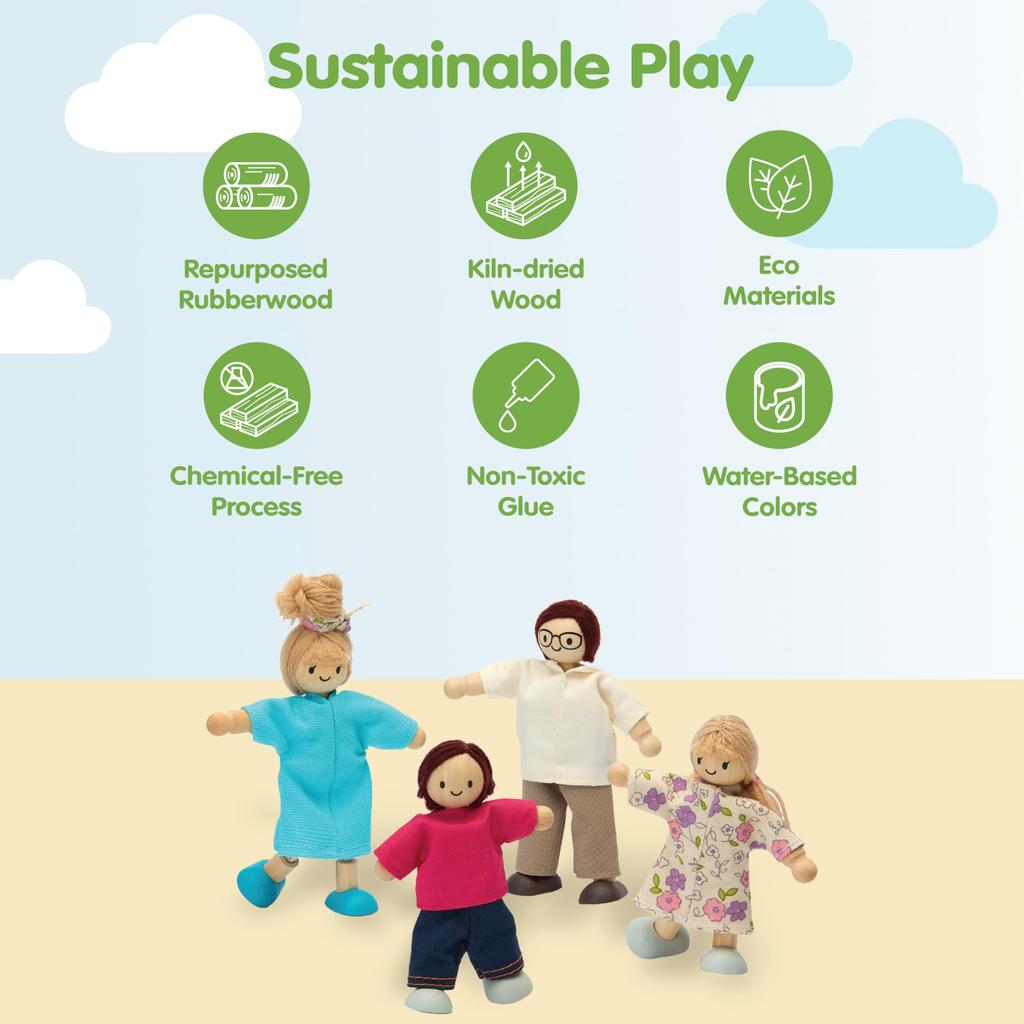 PLANTOYS JAPAN PLANTOYS 7142 Modern Doll Family