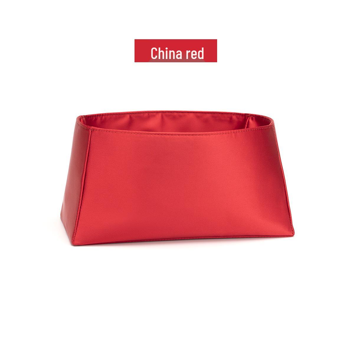 

Lvonthego Silk Satin Liner Bag: Inner Storage & Makeup Organizer 41cm (With Side Zipper)