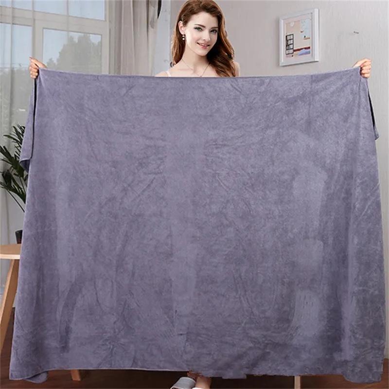 Microfiber Bath Towel, Super Large, Soft, High Absorption and Quick-drying, Sports, Men's and Women's Towels Beauty Hotel
