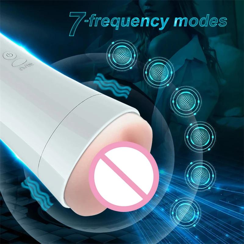 Womans Male Masturbator Tools Vibrator Mens Sext Toys Pussy Silicone Vaginass For Men Rod Pusssy Toy Bullets Toysvagine Lgbt