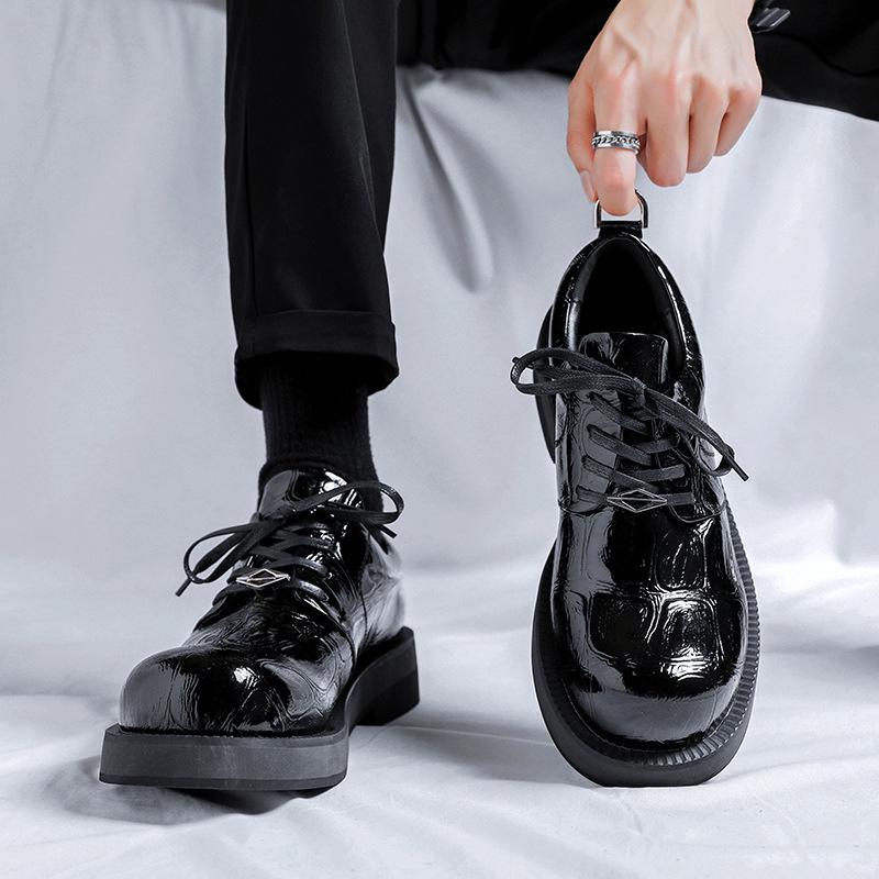 

Spring 2023 Trend: Thick Sole British Round Toe Dad Shoes – Fashionable Casual Workwear 189189-R 40 чорний