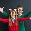 Pull String Funny Glasses Party Decor Crazy Eyes Props New Strange Prank Glasses  Kids Gifts