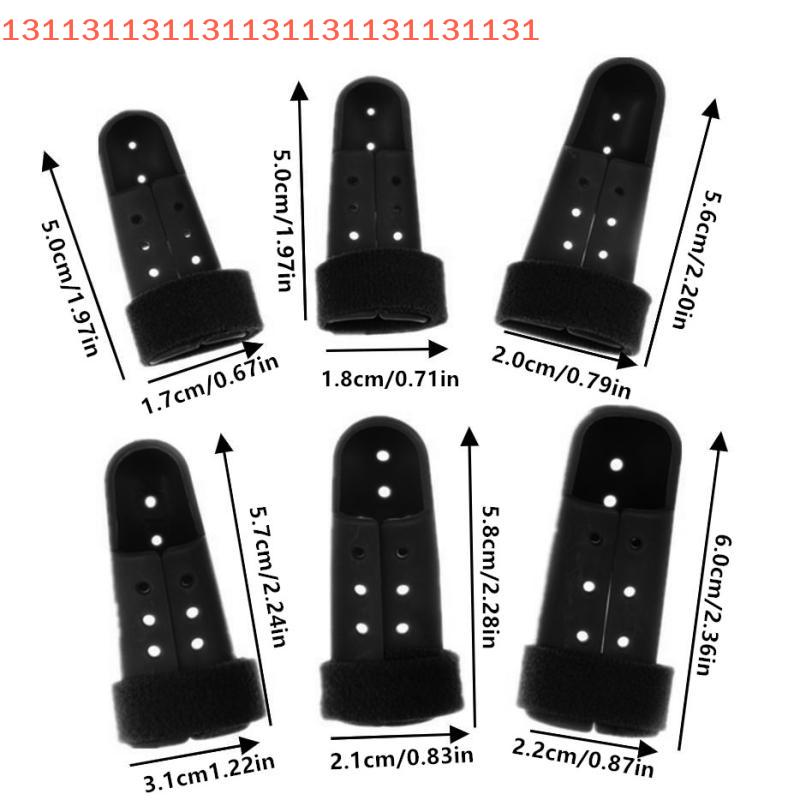 Black Finger Splint Brace Adjustable Finger Support Protector For Fingers Arthritis Joint Finger Injury Brace Pain Relief